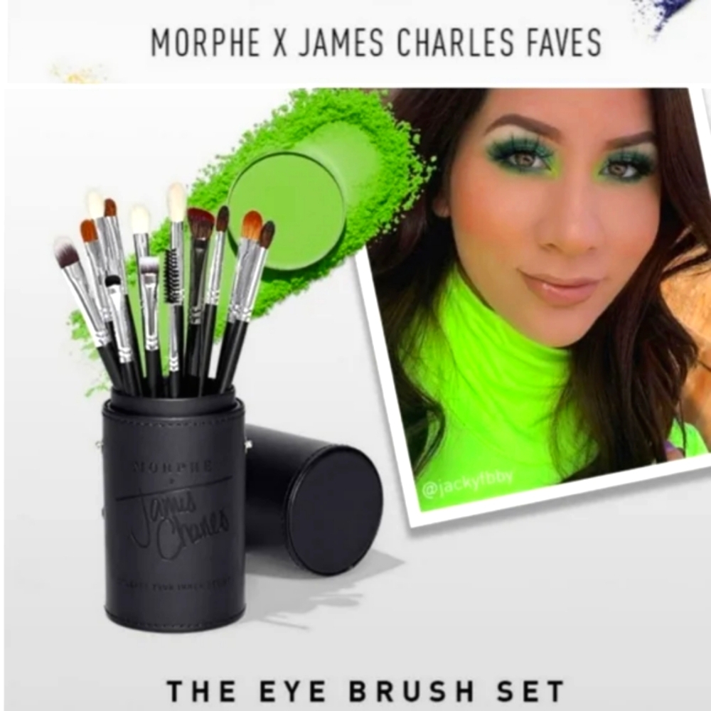 Morphe × James Charles Master Collection 13 Piece Eye Brush Set - Picture 1 of 2